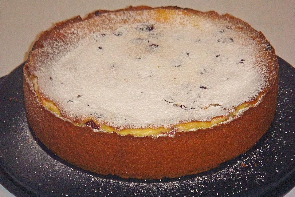 Käsekuchen mit Kokosmilch