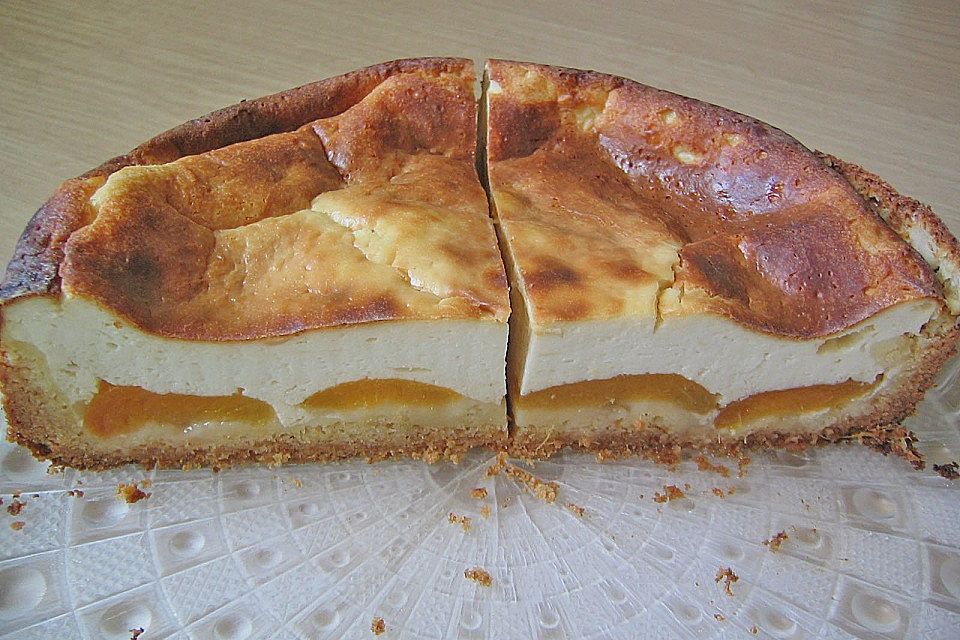 Käsekuchen mit Kokosmilch