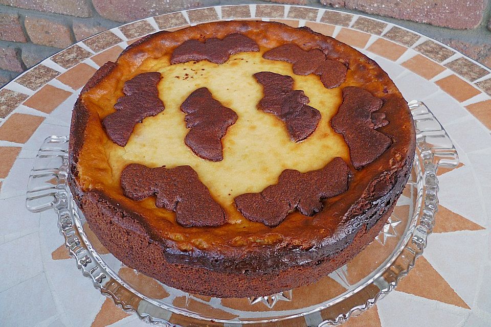 Käsekuchen mit Kokosmilch