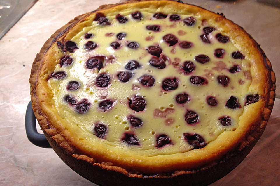 Käsekuchen mit Kokosmilch