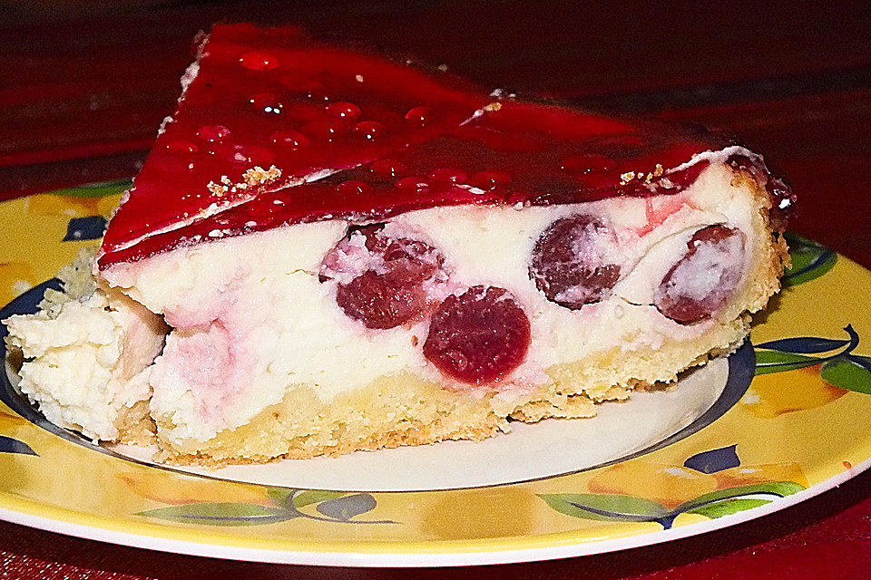 Käsekuchen mit Kokosmilch