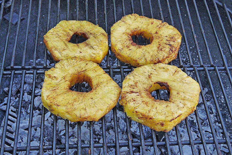 Gegrillte Ananas