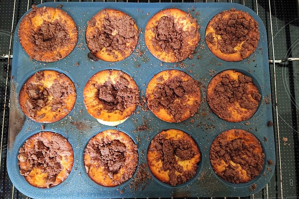 Snickers Käsekuchen Muffins