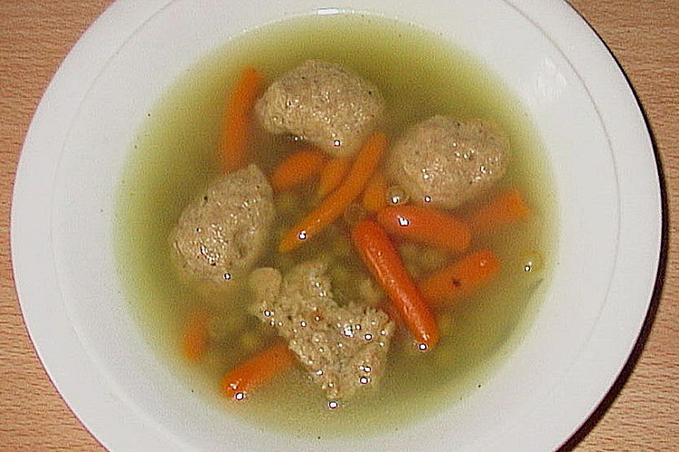 Mehlklößchen - Suppe