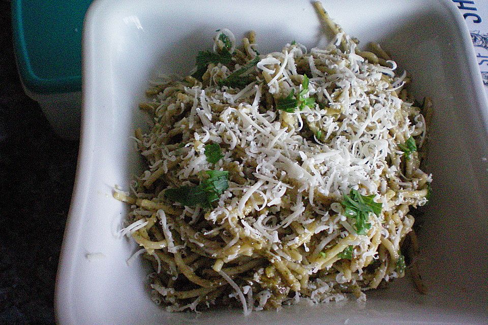 Spaghetti - Rucola - Salat