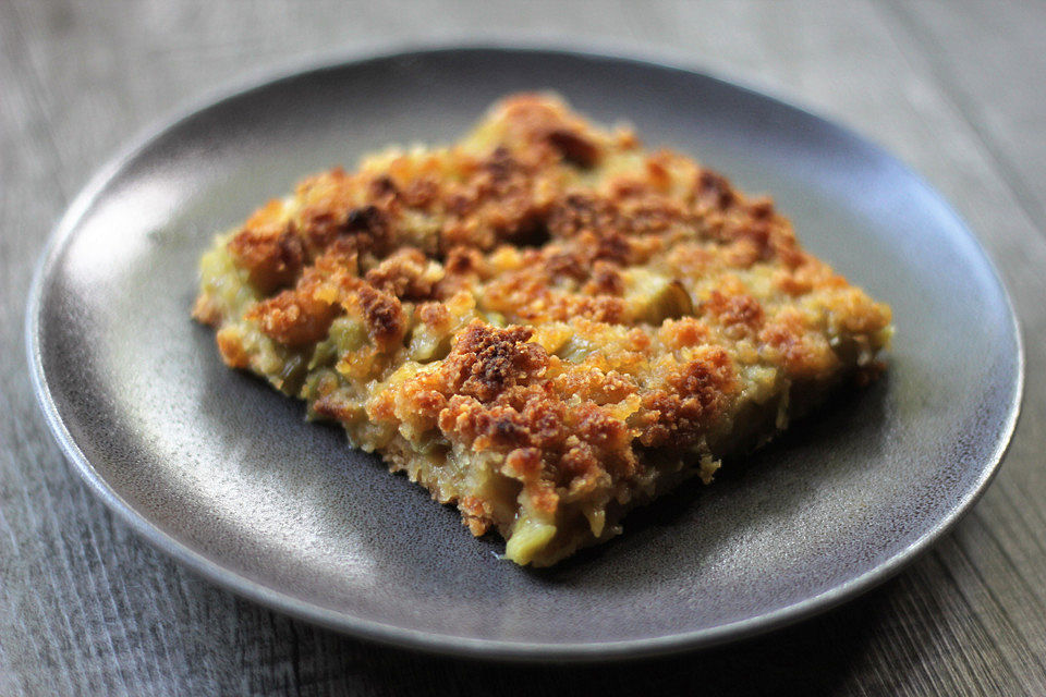 Rhabarberkuchen mit Streusel