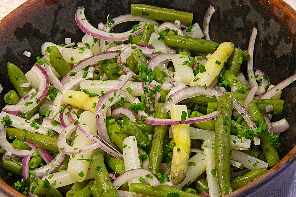 Spargel - Bohnen - Salat