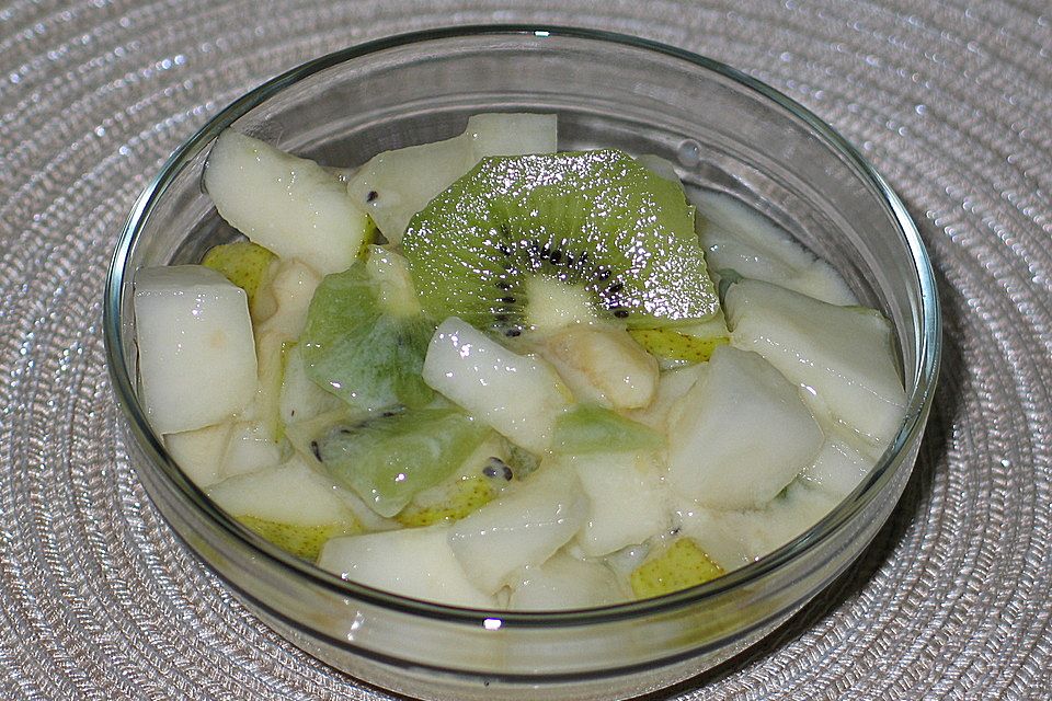 Melonen - Kiwi - Salat