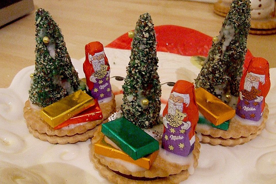 Weihnachtsbäumchen zum Essen