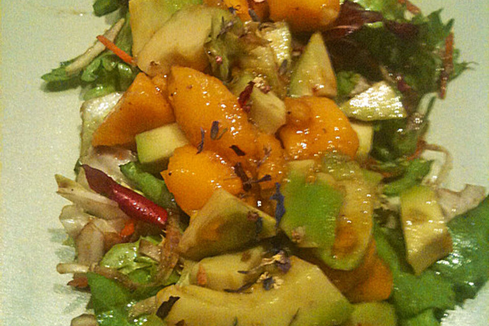 Avocado - Mango - Salat