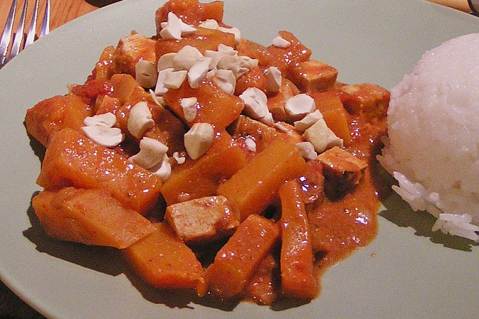 Kürbis - Tofu - Curry