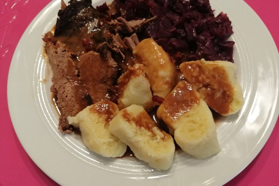 Altbaerlis Glühweinbraten