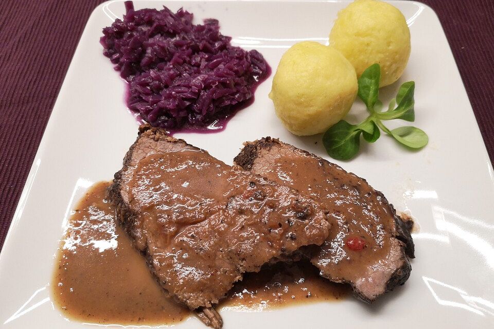 Altbaerlis Glühweinbraten