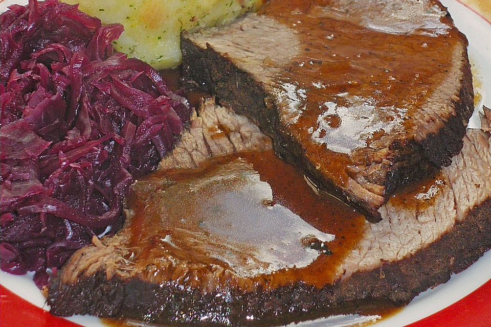 Altbaerlis Glühweinbraten