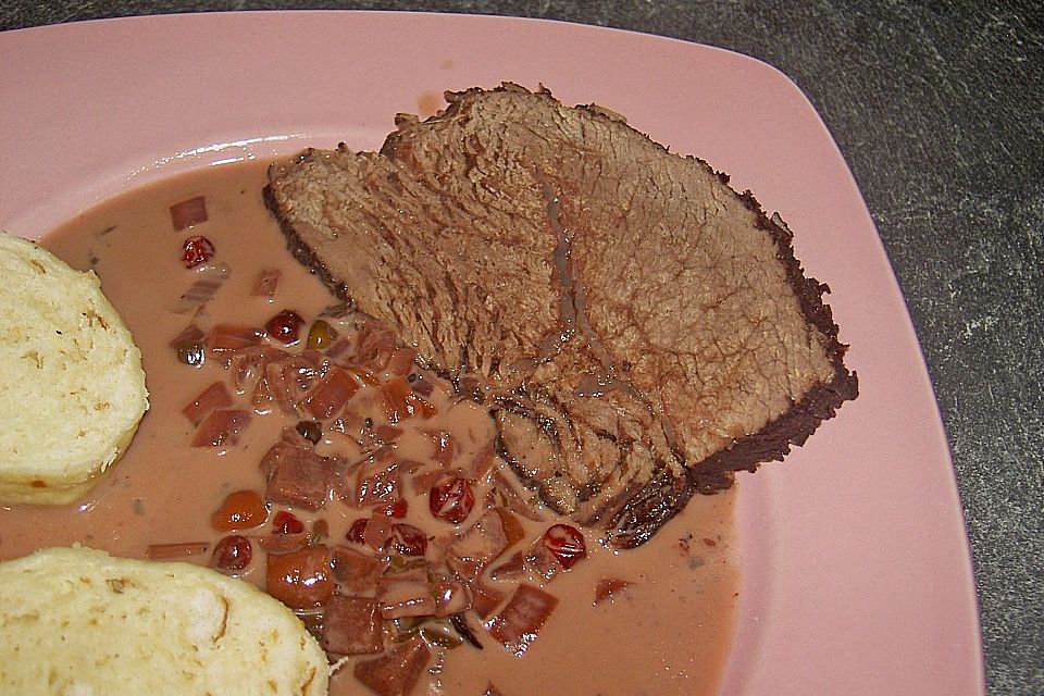 Altbaerlis Glühweinbraten