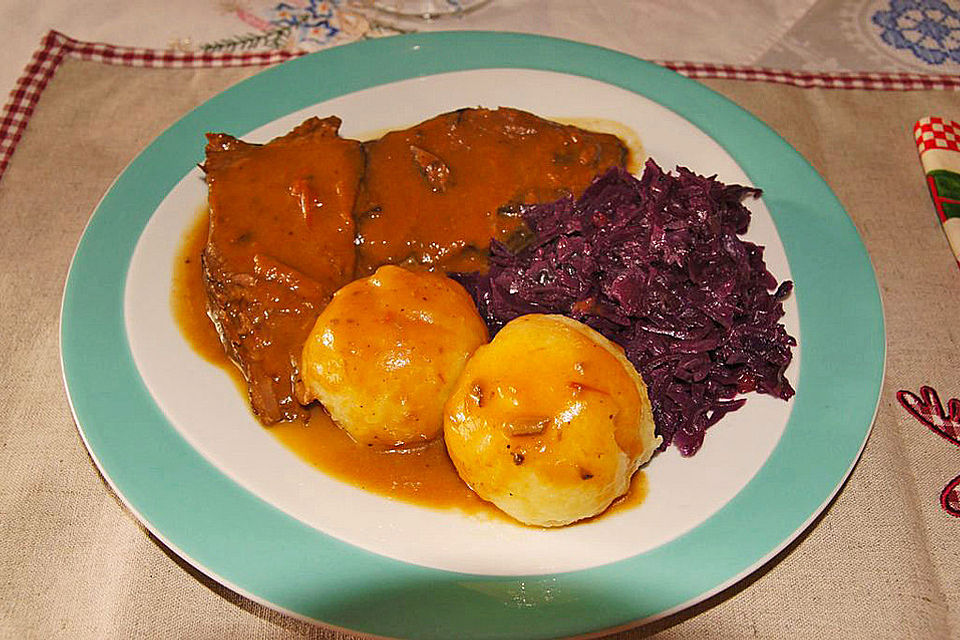 Altbaerlis Glühweinbraten