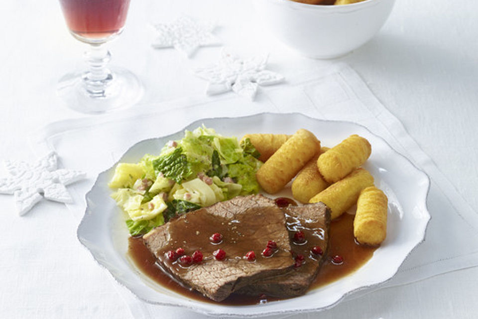 Altbaerlis Glühweinbraten