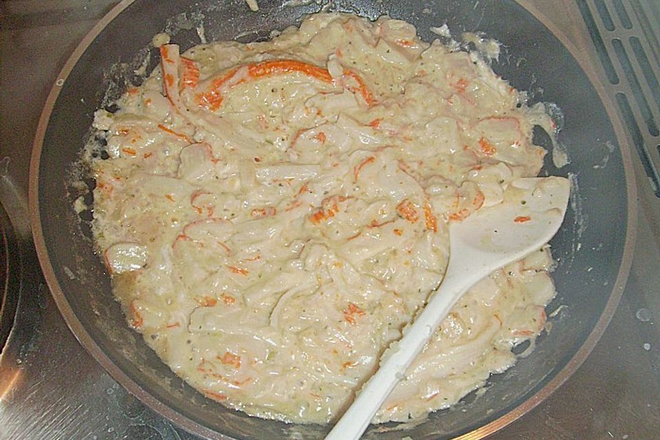 Spaghetti mit Surimi