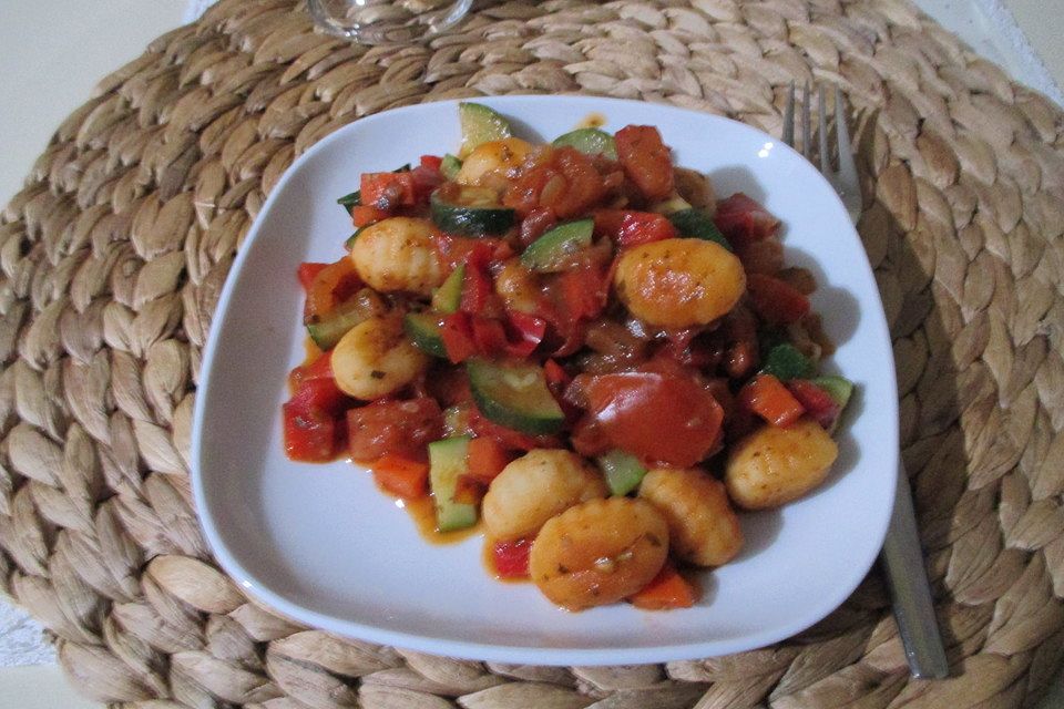 Gnocchi - Gemüsepfanne