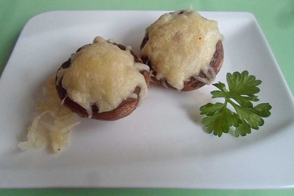 Gegrillte Knobi - Champignons