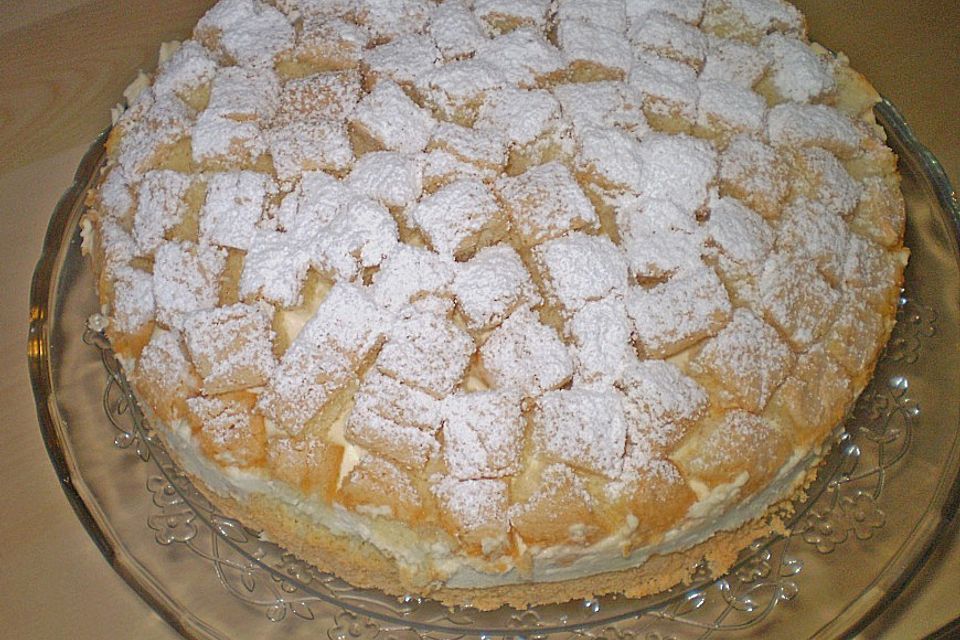 Maracuja - Flocken - Torte