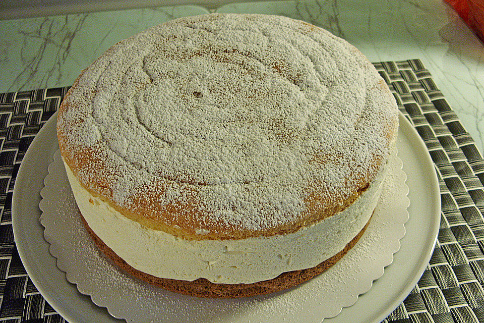 Maracuja - Flocken - Torte