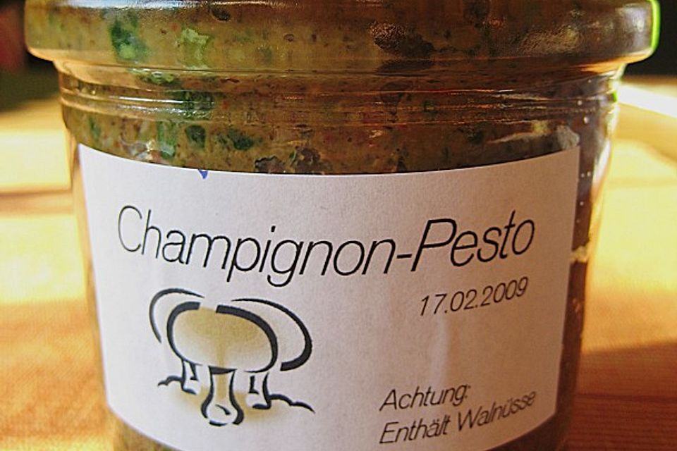 Champignon-Pesto