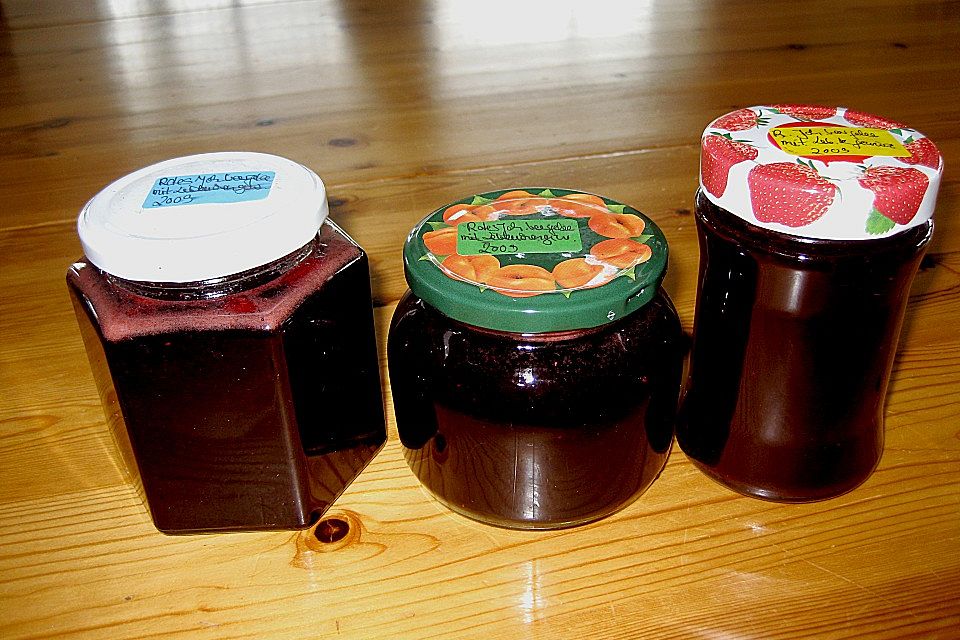 Johannisbeermarmelade mit Lebkuchengewürz