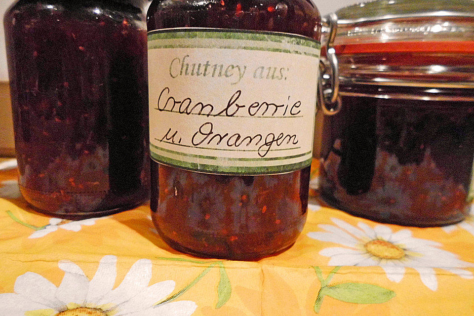 Cranberrie - Chutney zu Gans