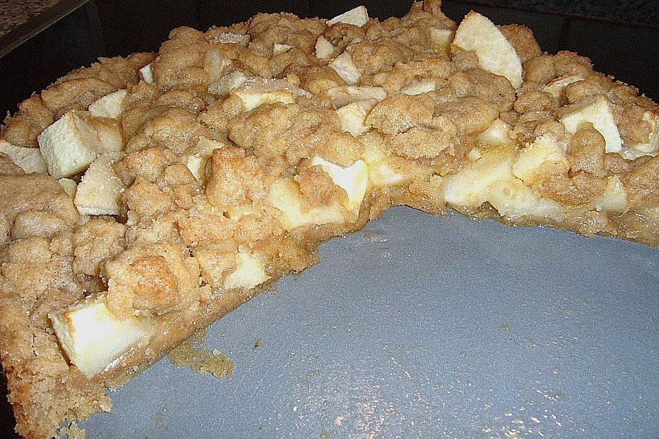 Apfelkuchen mit Zimtstreusel