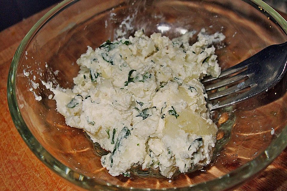 Grüner Kartoffelsalat