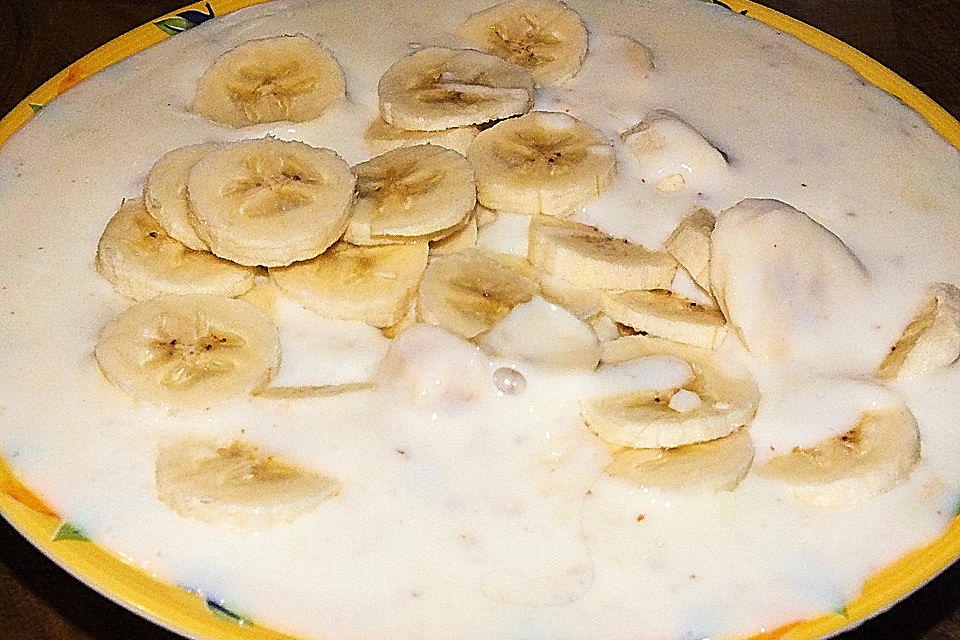 Süße Bananensuppe