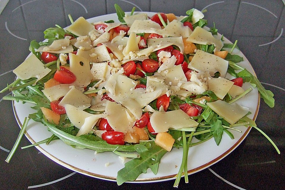 Melonensalat mit Leerdamer