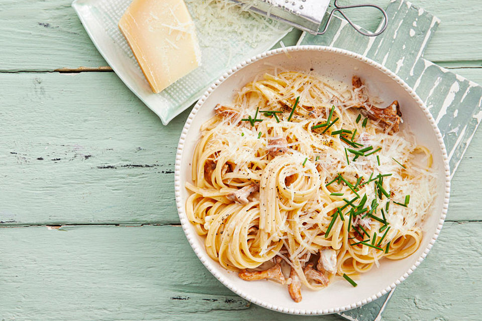 Fettucine mit Pilzen