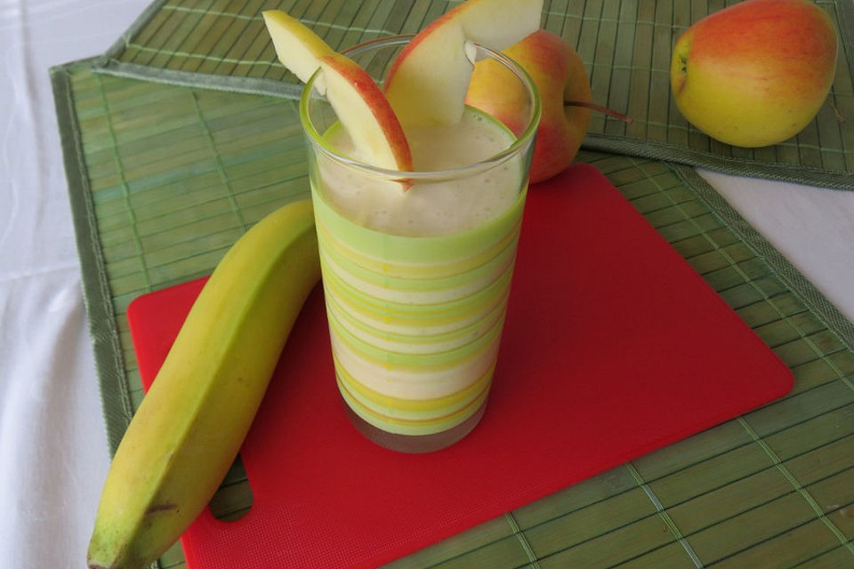 Apfel - Bananen - Drink