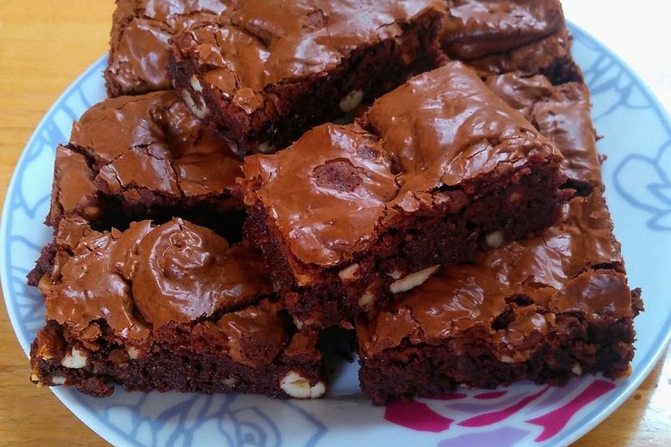 Brownies schön schokoladig