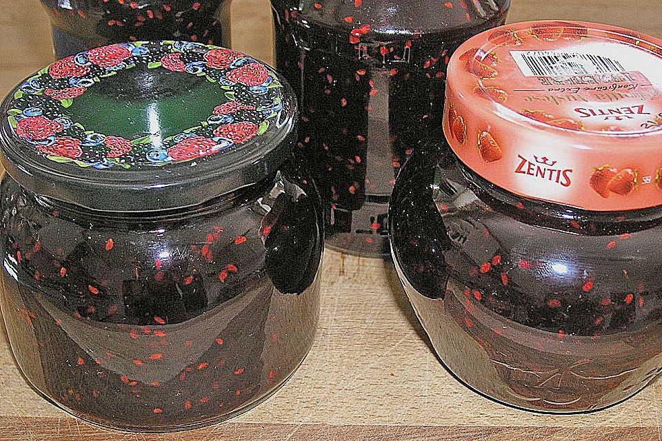 Brombeer - Rotwein - Marmelade