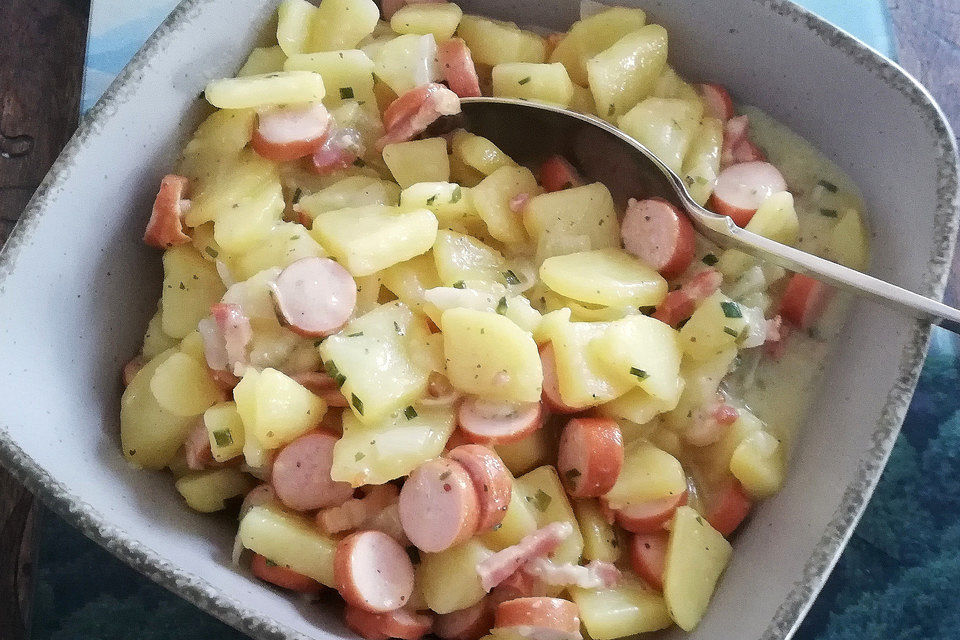 Kartoffelsalat mit Speck