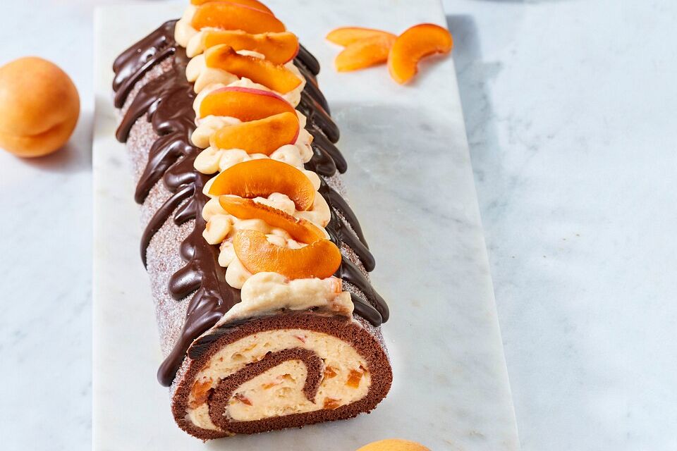 Wachauer Marillen - Schoko - Roulade