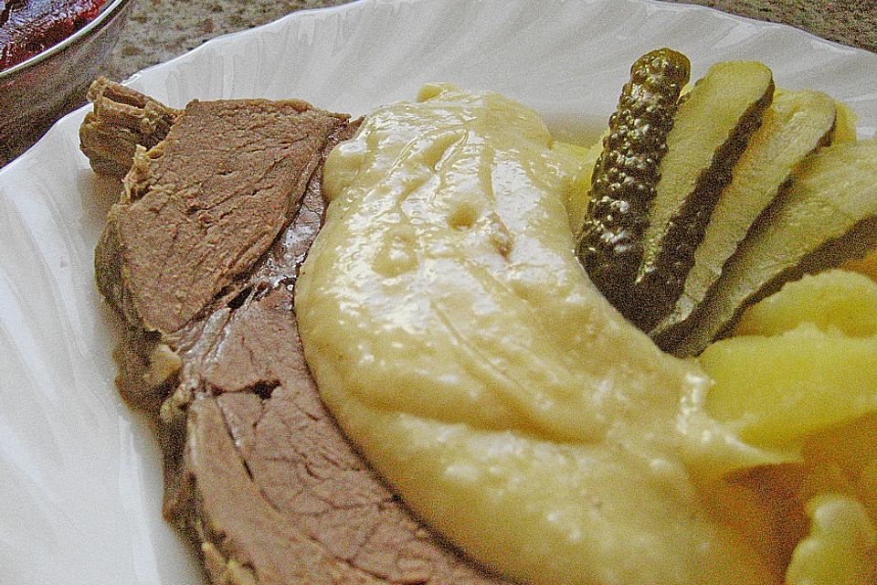 Badisches Ochsenfleisch mit Meerrettich