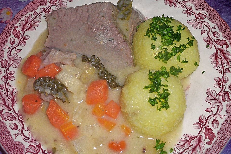 Badisches Ochsenfleisch mit Meerrettich