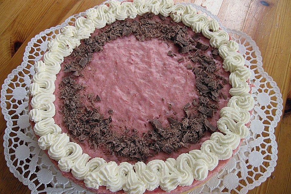 Rhabarber - Sahne - Torte