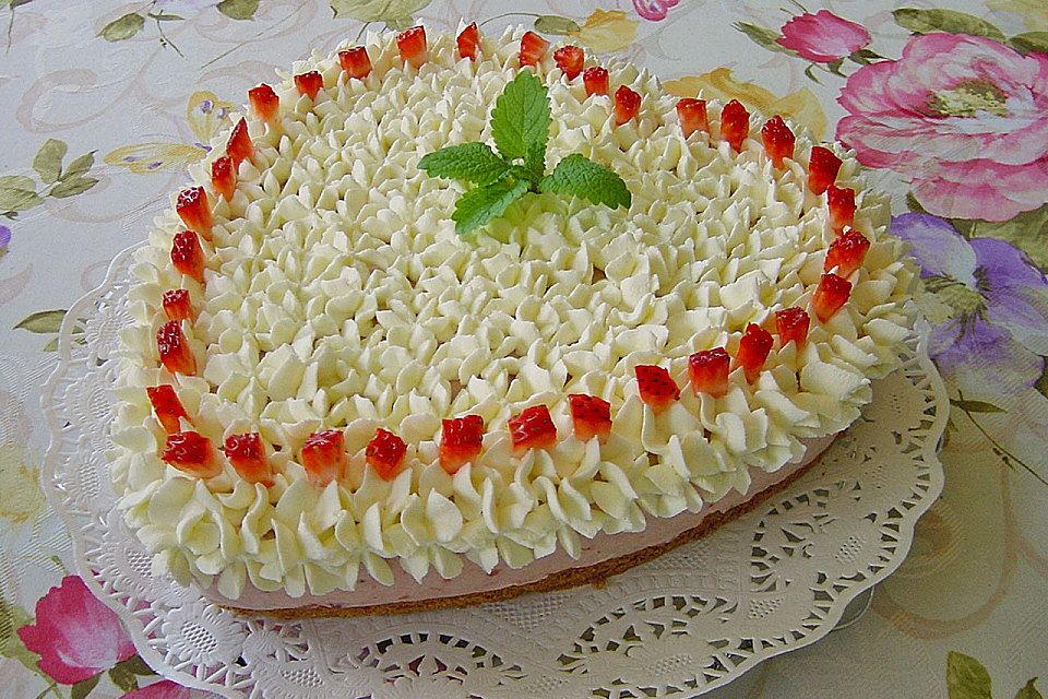 Rhabarber - Sahne - Torte