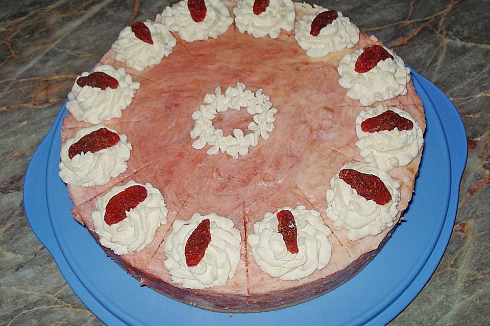 Rhabarber - Sahne - Torte