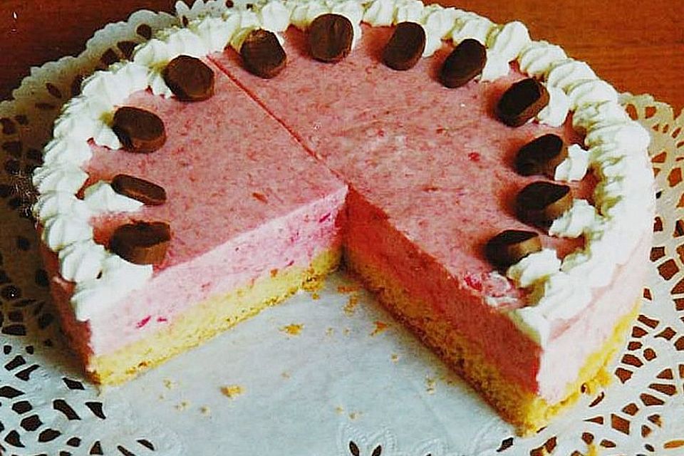 Rhabarber - Sahne - Torte