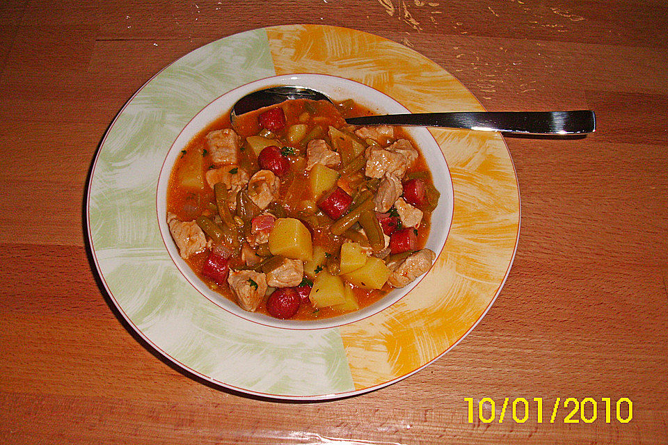 Kartoffel-Bohnen-Chili