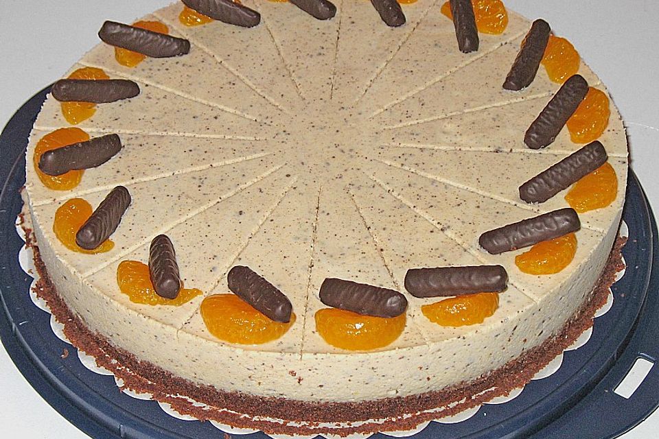 Torte mit Erfrischungsstäbchen