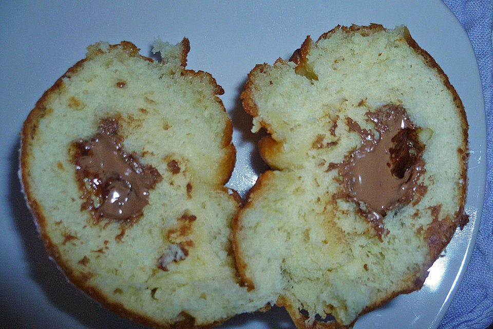 Krapfen mit Schokoladenfüllung