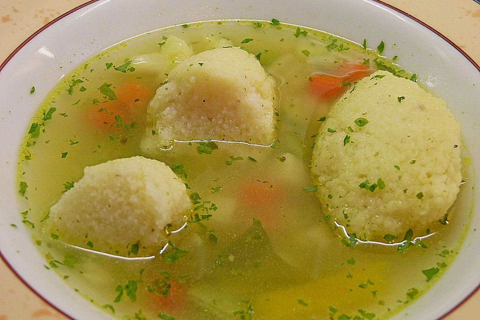 Grießnockerlsuppe