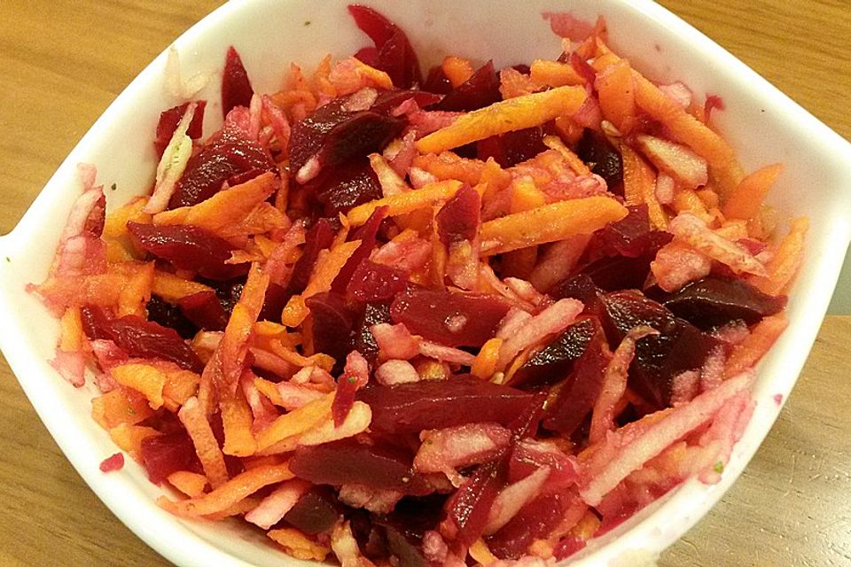 Rote Bete - Apfel Rohkostsalat